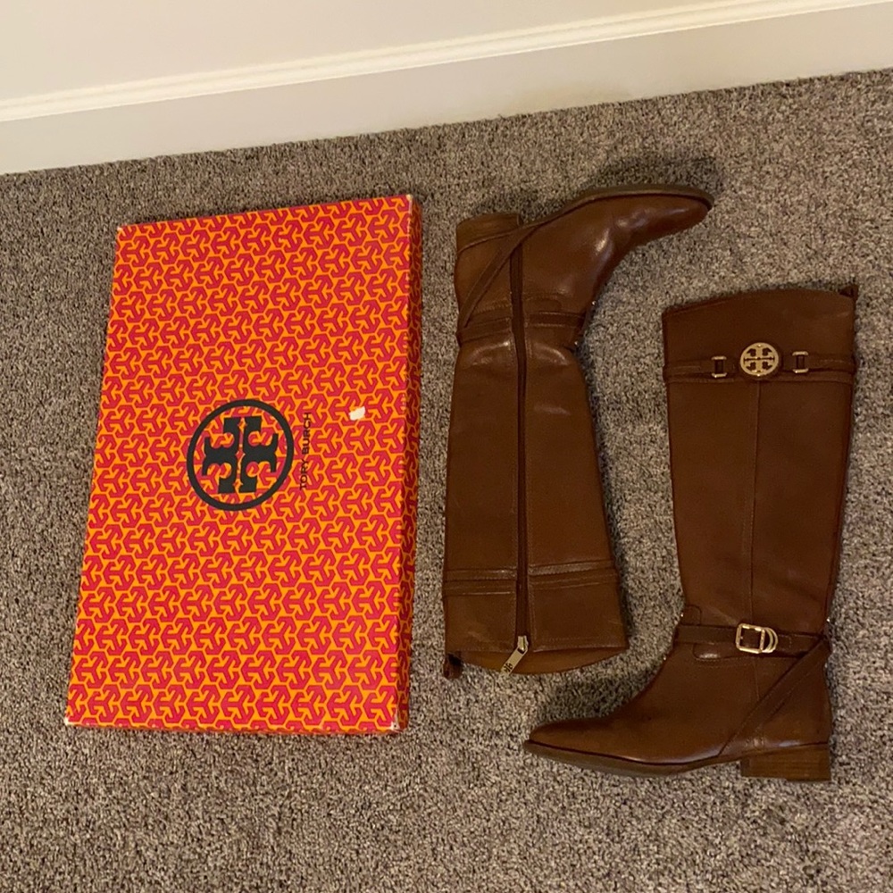 Tory Burch -Calista Vegan Leather Riding Boot